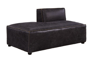 ACME 56588 Birdie Modular - Chaise, Antique Slate Top Grain Leather ACME Furniture
