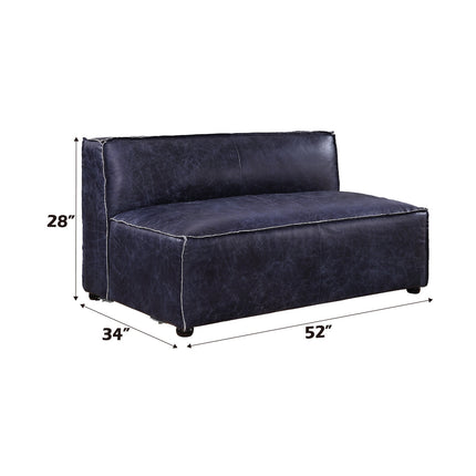 ACME 56596 Birdie Modular - Armless Love, Vintage Blue Top Grain Leather