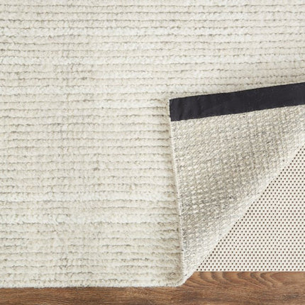 9' X 13' Tan and Ivory Wool Hand Knotted Area Rug HomeRoots