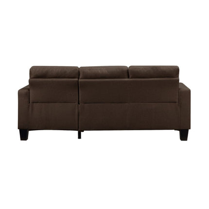 ACME 56655 Earsom Sofa and Ottoman, Brown Linen