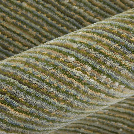 9' X 13' Tan and Green Power Loom Area Rug HomeRoots