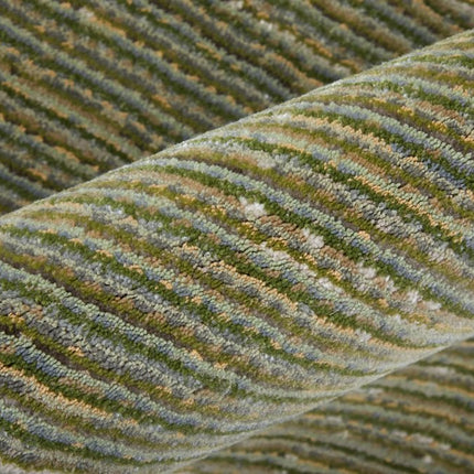 9' X 13' Tan and Green Power Loom Area Rug HomeRoots