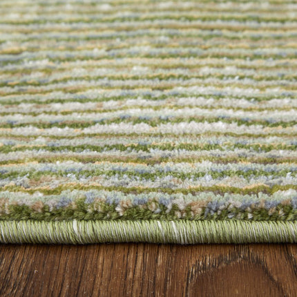 9' X 13' Tan and Green Power Loom Area Rug HomeRoots