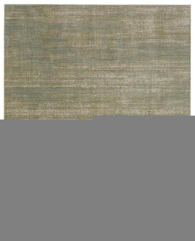 9' X 13' Tan and Green Power Loom Area Rug HomeRoots