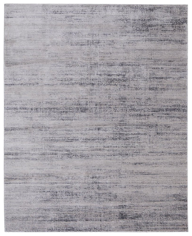 9' X 13' Gray Ivory And Taupe Area Rug