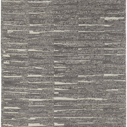 9' X 13' Gray Ivory and Taupe Abstract Hand Woven Area Rug HomeRoots