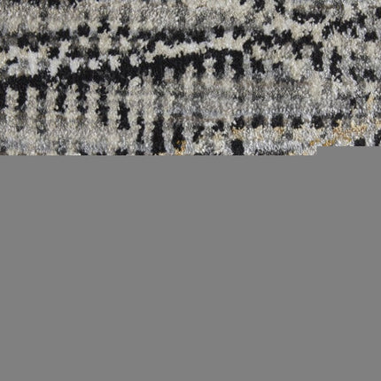 9' X 13' Gray Ivory and Tan Abstract Power Loom Area Rug HomeRoots