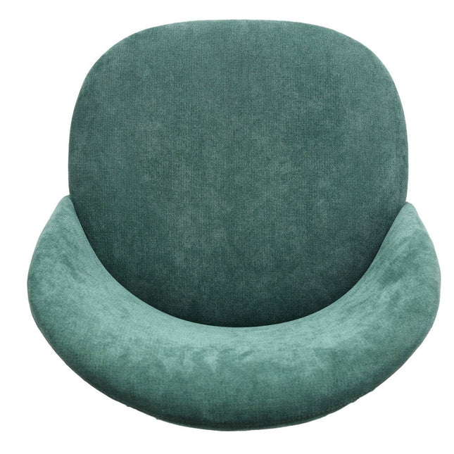 Set of Two Green and Black Upholstered Fabric Dining Side Chairs HomeRoots