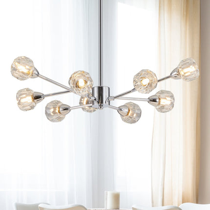 Amber Chandelier Metal Ceiling Light HomeRoots