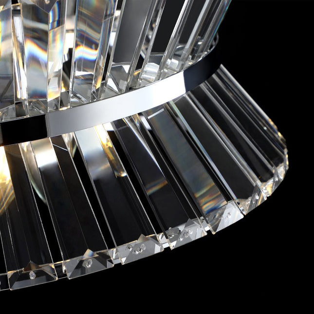 Clear Chandelier Crystal Ceiling Light HomeRoots
