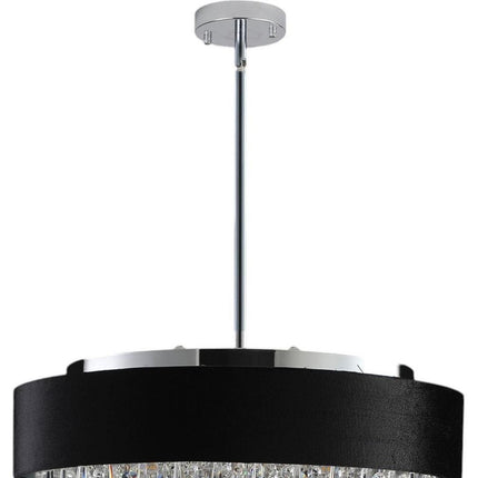 Clear Five Light Crystal Chandelier With Clear Shades HomeRoots