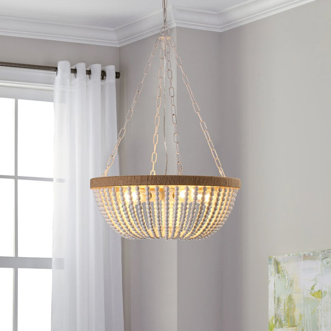 Brown Chandelier Metal Ceiling Light HomeRoots
