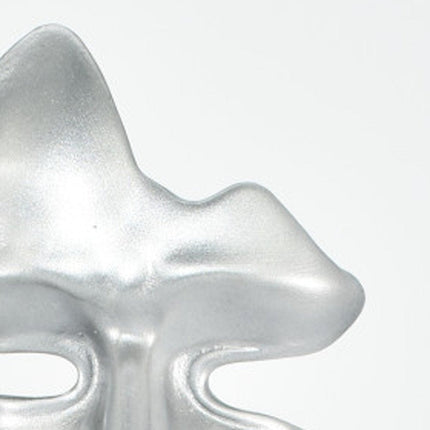 6" Silver Resin Tabletop Sculpture HomeRoots