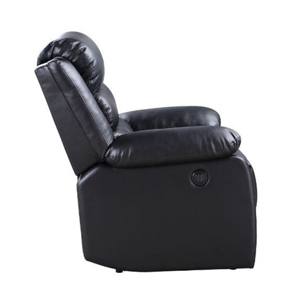 ACME 56910 Eilbra Power Recliner, Black PU