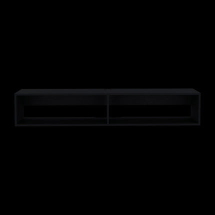 59" Black Floating Mount TV Stand HomeRoots