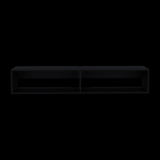59" Black Floating Mount TV Stand HomeRoots