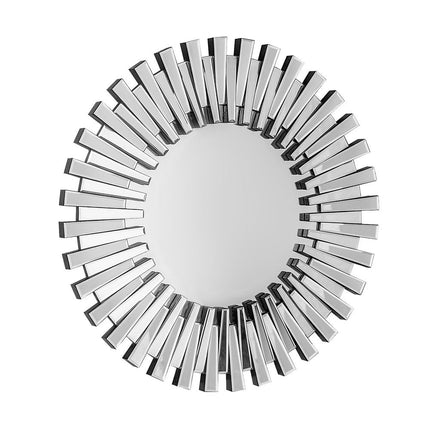 32" Silver Sunburst Unframed Accent Mirror HomeRoots