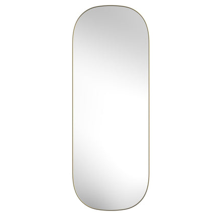 47" Gold Oval Framed Full Length Hanging Mirror HomeRoots