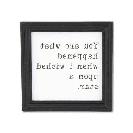 When I wished Upon A Star Black Framed Print Wall Art HomeRoots