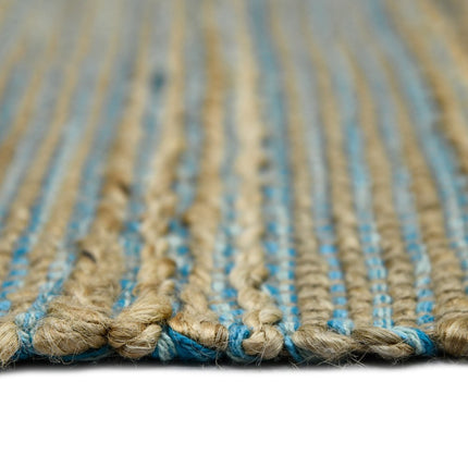 9' X 13' Blue And Ivory Wool Argyle Hand Hooked Area Rug