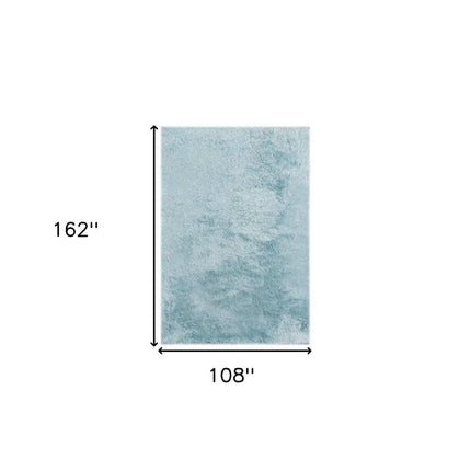 9' X 14' Sky Blue Area Rug HomeRoots