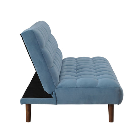 ACME 57202 Yolandi Teal Velvet Adjustable Sofa  2