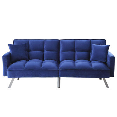 ACME 57305 Mecene Blue Adjustable Sofa ACME Furniture