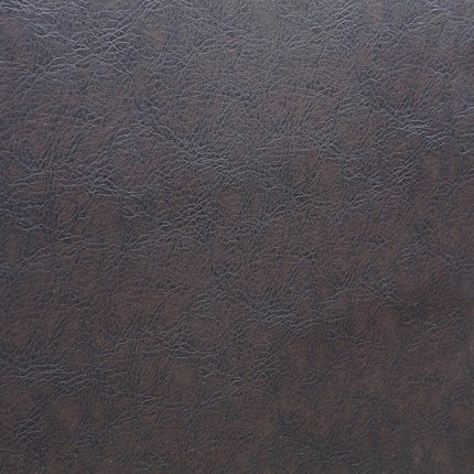 Set of Two Black and Redwood Faux Leather Open Back Dining Side Chairs