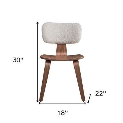 Set of Two Green and Brown Fabric Open Back Dining Side Chairs