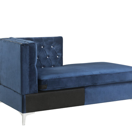 ACME 57343 Jaszira Modular - Chaise, Blue Velvet