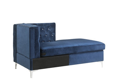 ACME 57343 Jaszira Modular - Chaise, Blue Velvet ACME Furniture