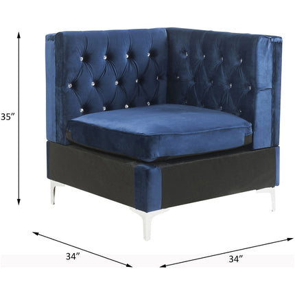 ACME 57344 Jaszira Modular - Wedge, Blue Velvet