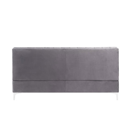 ACME 57372 Jaszira Modular - Armless Sofa, Gray Velvet
