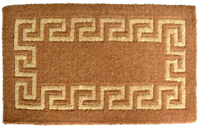 24" X 39" Brown Coir Outdoor Door Mat HomeRoots