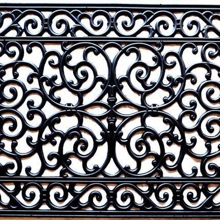 24" X 48" Black Rubber Outdoor Door Mat