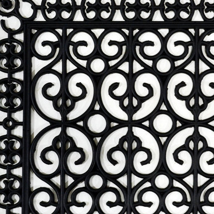 24" X 36" Black Rubber Outdoor Door Mat