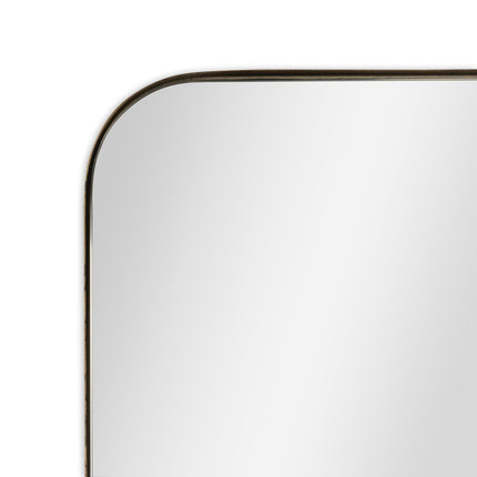 28" Bronze Metal Accent Mirror HomeRoots