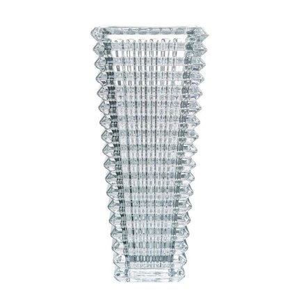 11" Clear Geometric Glass Table Vase HomeRoots