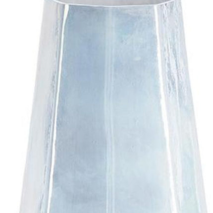 20" Blue And Opal Glass Cylinder Table Vase HomeRoots