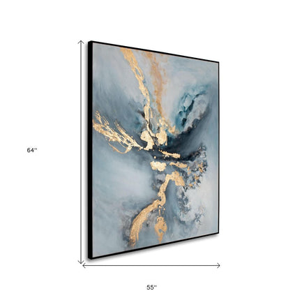 Temptress Hand Painted Black Floater Frame Wall Art HomeRoots
