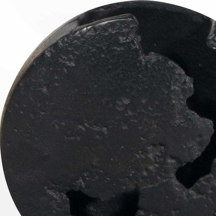8" Black Hammered Round Aluminum Table Vase HomeRoots