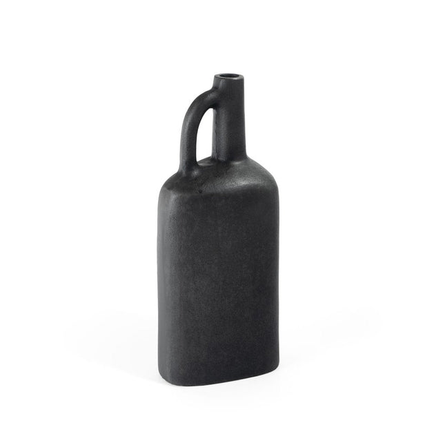 11" Gray Aluminum Jug Table Vase HomeRoots