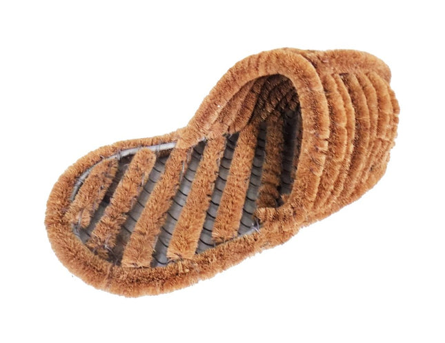 8" X 19" Brown Coir Outdoor Boot Scraper HomeRoots
