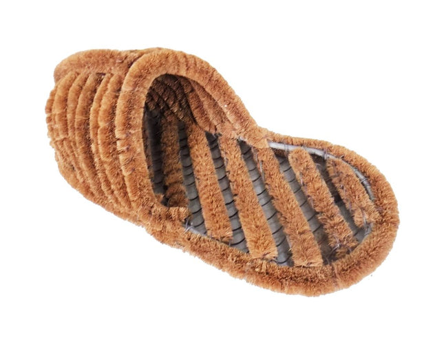 8" X 19" Brown Coir Outdoor Boot Scraper HomeRoots
