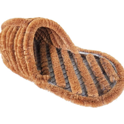 8" X 19" Brown Coir Outdoor Boot Scraper HomeRoots