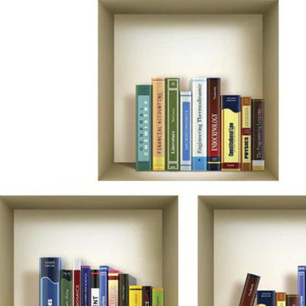 Set of Three Tisha Niche 3D Square Peel and Stick Wall Decals HomeRoots
