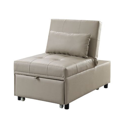ACME 58246 Hidalgo Sofa Bed, Beige PU