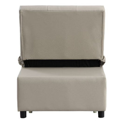 ACME 58246 Hidalgo Sofa Bed, Beige PU