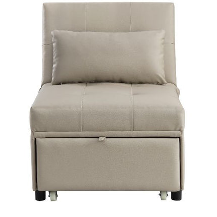 ACME 58246 Hidalgo Sofa Bed, Beige PU