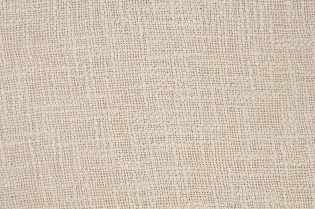Set of Two 20" Beige Cotton Throw Pillows